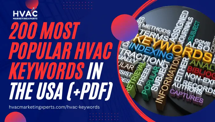 200 Most Popular HVAC Keywords in the USA (+pdf)