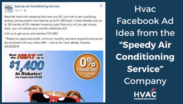 Hvac Facebook Ad Idea from the “Harris Plumbing, Heating, Air & Propane” Company (1)