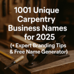 carpentry business names