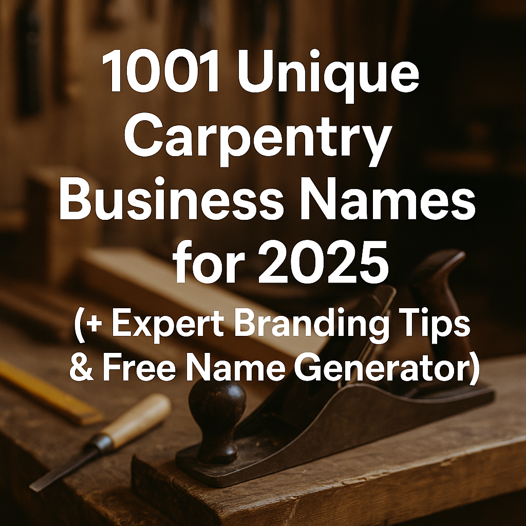 carpentry business names