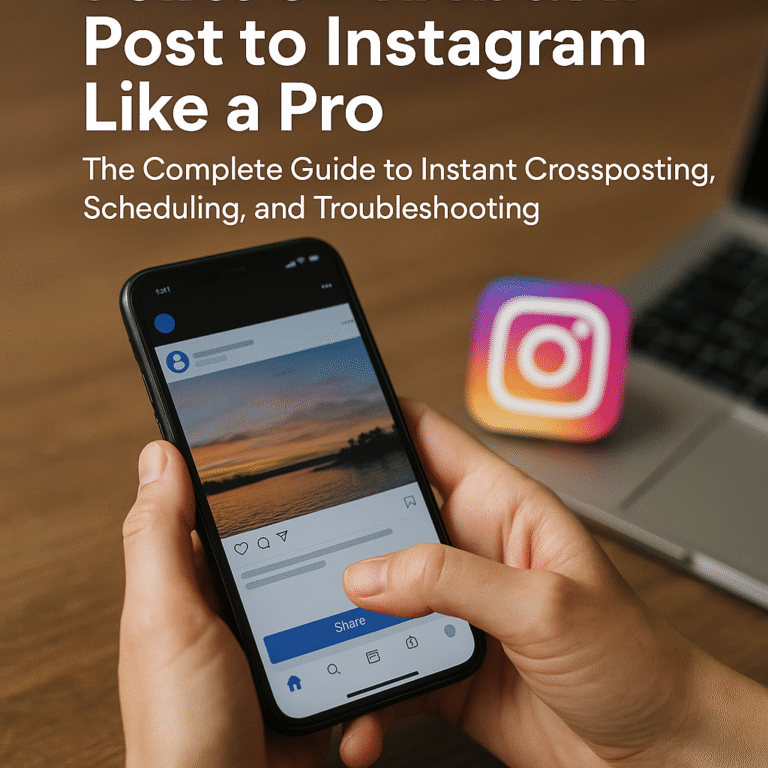 share a facebook post to instagram
