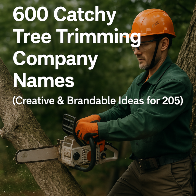 tree trimming company names