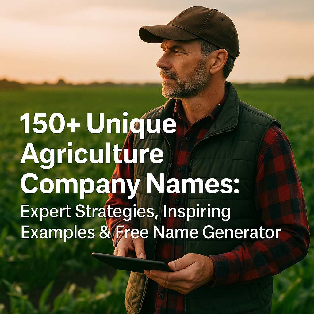 unique agriculture company names