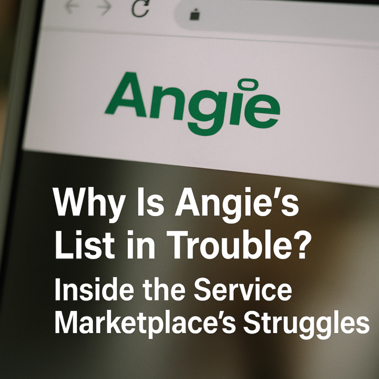 why is angie's list in trouble